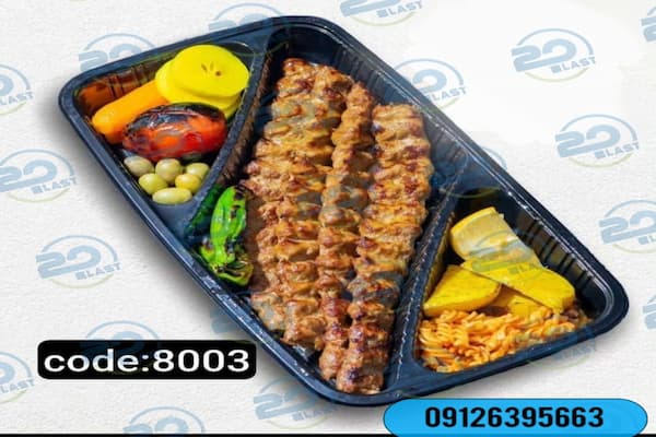 قیمت ظروف یکبار مصرف چند قسمتی عمده