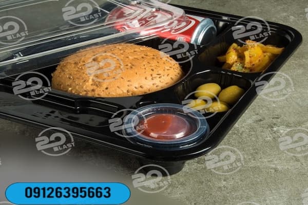 ظروف یکبار مصرف لاکچری مشکی